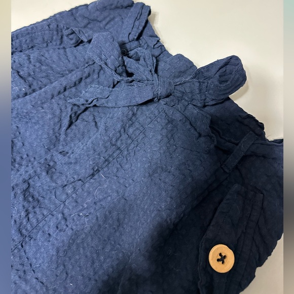 Rare Editions 2-piece set Navy Shorts with Navy and White Checkered top - Picture 9 of 11